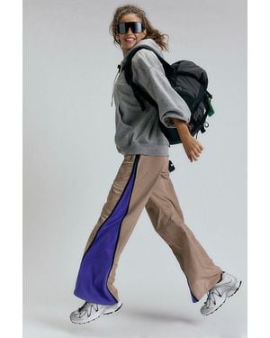 Fp Movement Retro Rider Fleece-Paneled Pants - Multicolor