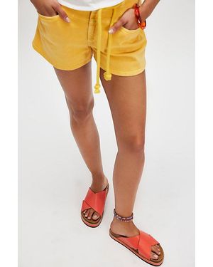 Free People Sidelines Footbed Sandals - Orange