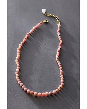 Ela Rae Knotted Candy Necklace - Gray