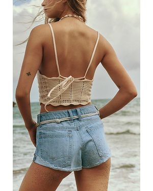 Free People We The Free Cali Cuffed Shorties - Multicolour