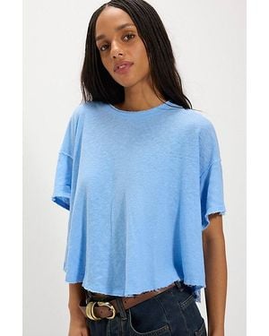 Free People Elsie Swing Tee - Blue