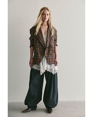 Free People Dean Double-Breasted Blazer - Multicolor