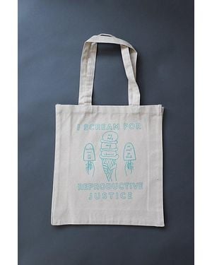 Overseasoned Ice Cream For Reproductive Justice Tote Bag - Blue