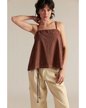 Free People Miss You Apron Tank Top - Brown