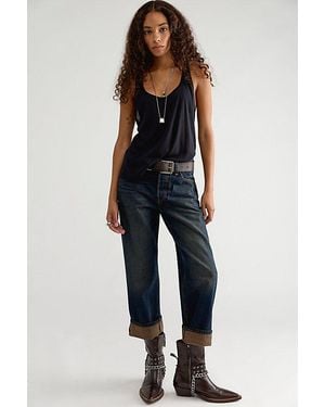 Levi's 501 '90S Ankle Selvedge Jeans - Blue