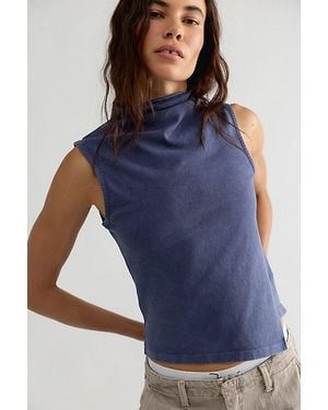 Free People Cool Girl Tank Top - Blue