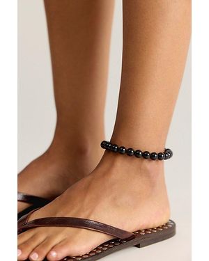 Free People Paloma Semiprecious Stone Anklet - Brown