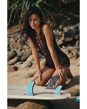 It's Now Cool The Button Up Surf Onesie - Multicolour