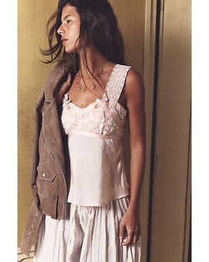Free People Sandy Sweetheart Top - Brown