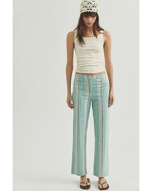 Free People Penelope Striped Pant - Blue