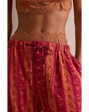 Intimately By Free People On Repeat Pyjama Trousers By - Red