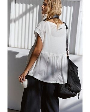 Fp Movement One Up Boat Neck Tee - Gray
