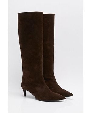 Free People Kiki Kitten Heel Boots - Brown