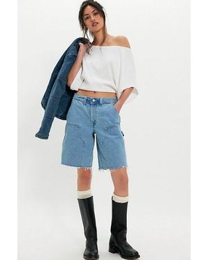 Levi's Baggy Dad Utility Shorts - Blue