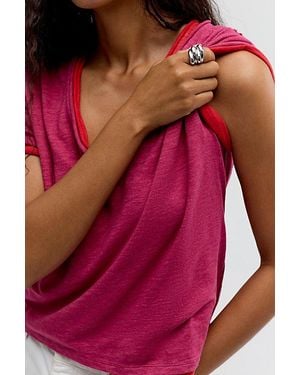 Free People Take 2 Tee - Red