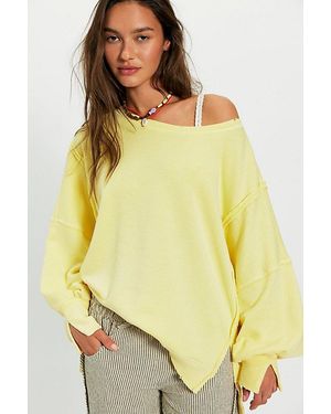 Free People Camden Sweatshirt - Yellow