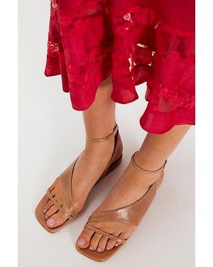Vicenza Adelaide Asymmetric Sandals - Red