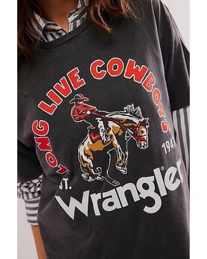 Diamond Cross Ranch Cowboys Wrangler Tee - Black