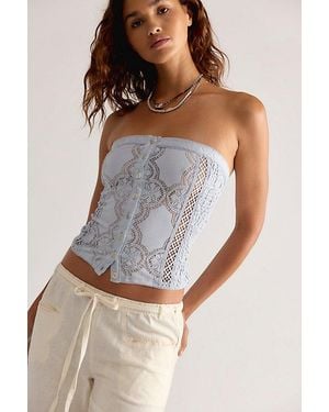 Free People Sofia Tube Top - Grey