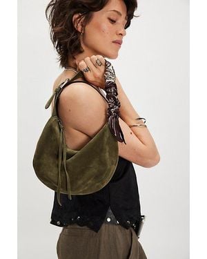Free People Sina Suede Shoulder Bag - Green