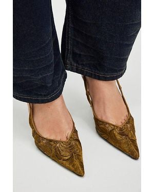 Jeffrey Campbell After Hours Lace Heels By - Blue