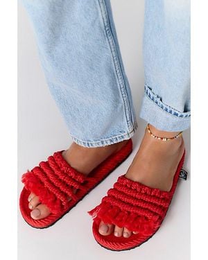 Nomadic State Of Mind Crescent Coast Slide Sandals By - Red
