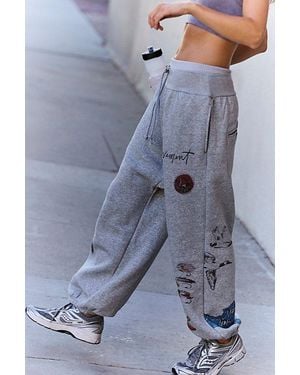 Fp Movement Printed Down Time Sweatpants - Gray