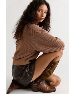 Free People Dakota Tall Boots - Brown