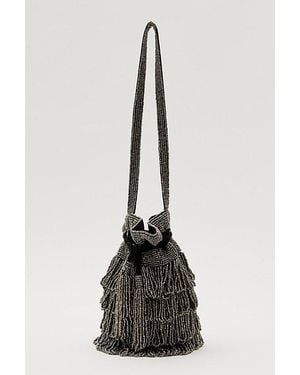 Free People Luna Luna Beaded Crossbody Bag - Black