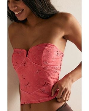 Intimately By Free People Ever Afternoon Tube Top By - Red