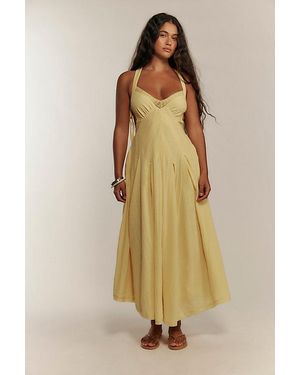 free-est Vivi Cotton Midi Dress By - Natural
