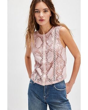 Free People Jae Knit Top - Red