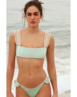 CAPITTANA Almudena Velvet Bikini Top - Multicolour