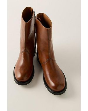 Free People Bailey High Ankle Boots - Brown