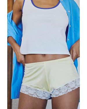 Intimately By Free People Dance With Me Slip Shorts By - Blue