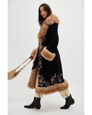 Free People Talk Of The Town Coat Jacket - Multicolour