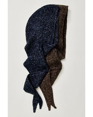 Free People Cloud Cable Hood - Blue