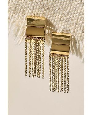 Free People Sylvie Huggie Hoop Earrings - Natural