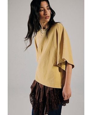 Free People Atlas Dolman Tee - Yellow