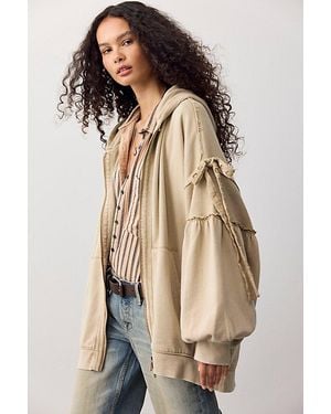 Free People Bow Girl Sweatshirt - Natural