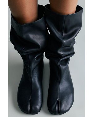 Jeffrey Campbell Off Script Slouch Boots - Black