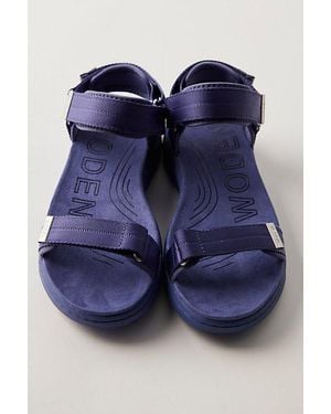 Woden Hey Day Mono Sport Sandals By - Blue