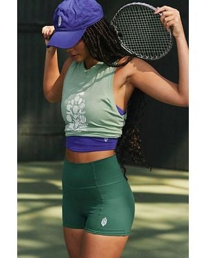 Fp Movement Never Better High-Rise 3" Run Shorts - Green