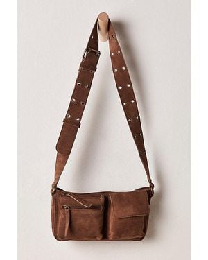 Free People Suede Wade Bag - Brown