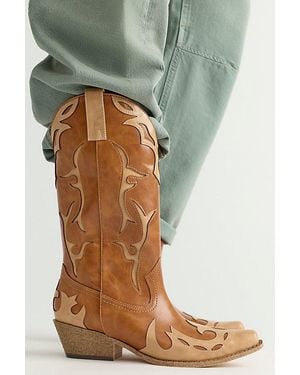 Matisse Wylie Vegan Western Boots - Green