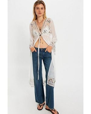 Free People Mirabella Maxi Top - Blue
