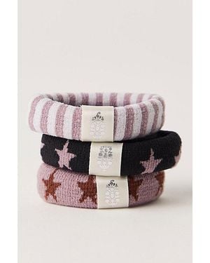 Free People We Move Hair Tie Pack Set - Pink