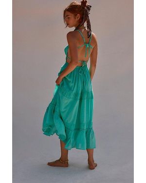 free-est Taking Sides Maxi Dress By - Green