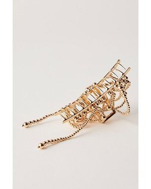 Free People See You Later Beaded Claw Clip - Metallic