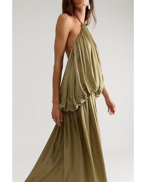 Third Form Dreamt Halter Maxi Dress - Green